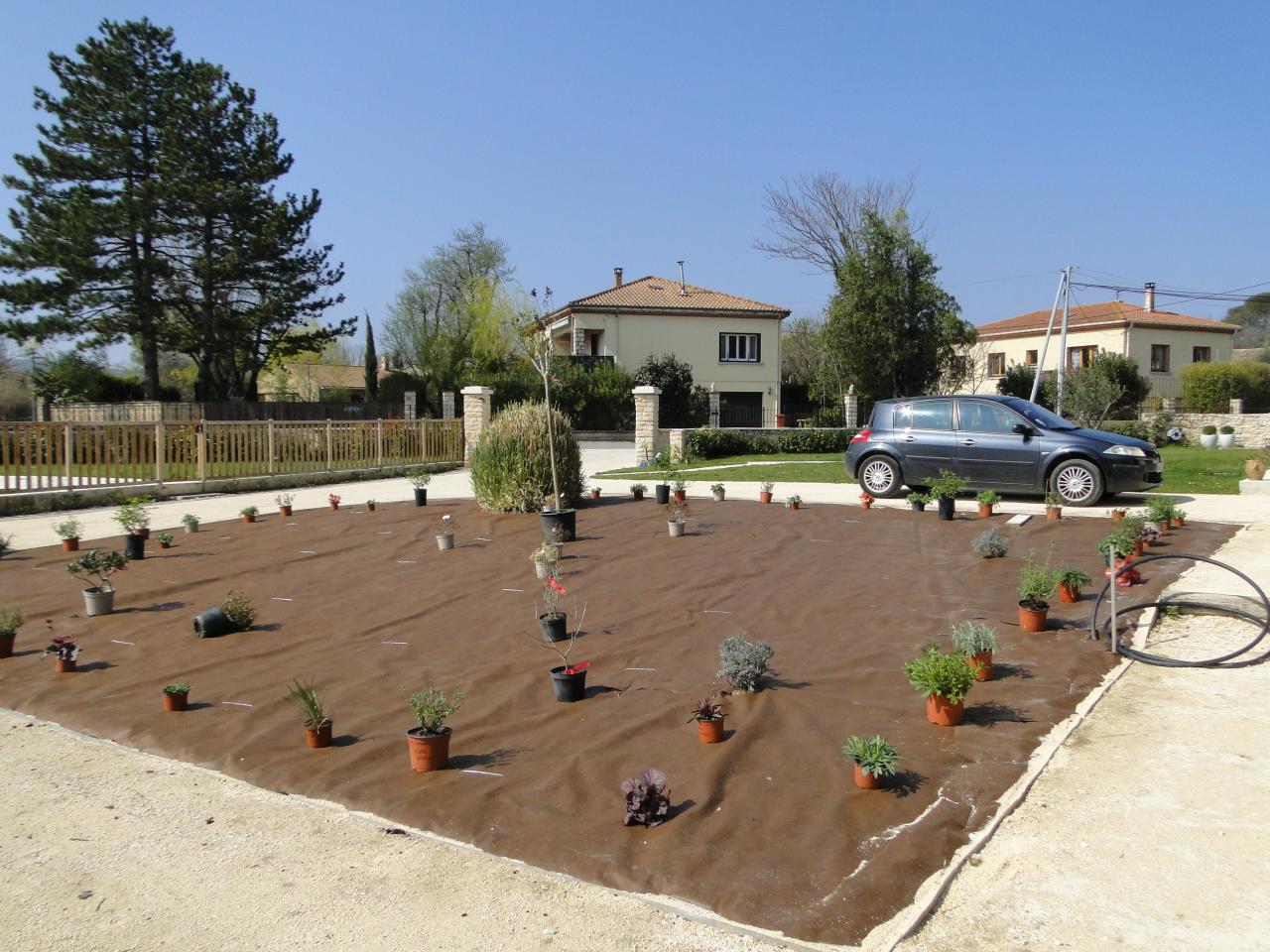 Réalisation d'un jardin