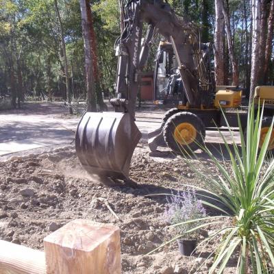 Aménagement d'un terrain de camping